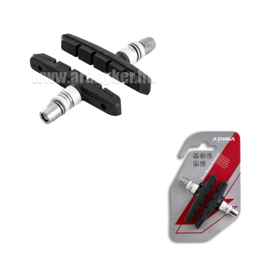 FÉKBETÉT ASHIMA 72MM MENETES FEKETE ASZIMMETRIKUS AP45V-P-AL 