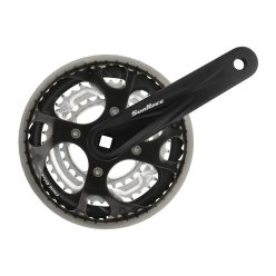   HAJTÓMÜ SUNRACE FCM300 7/8-SEB MTB 48/38/28T/170MM FEKETE ALU