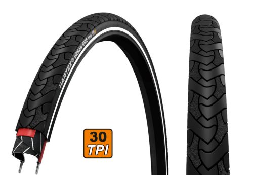 K.26X1,75 HARTEX URBAN RIDE 47-559 3MM KISZÚRÁSVÉDELEM+REFLEX