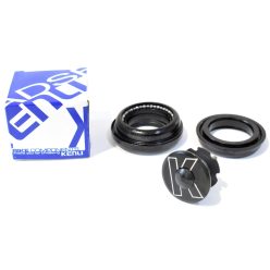 KORMÁNYFEJKÉSZLET KENLI 1,1/8 FÉLINTEGRÁLT FEKETE ACÉL