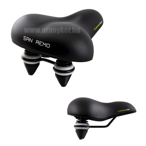 NYEREG BLP CRUISER SAN REMO DUPLAKÚPRUGÓ  275x250mm FEKETE VÁZ- FEKETE RUGÓ