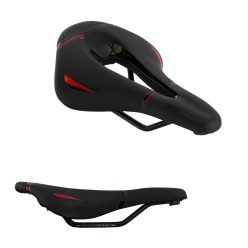   NYEREG SELLE SANMARCO SHORTFIT RACING LYUKAS RUGÓ NÉLKÜL 250x150mm PIROS DÍSZ