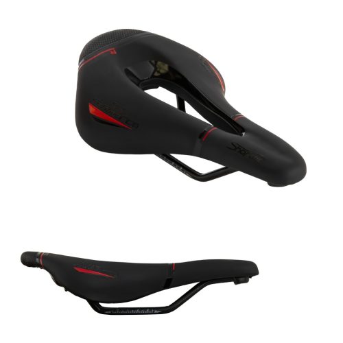 NYEREG SELLE SANMARCO SHORTFIT RACING LYUKAS RUGÓ NÉLKÜL 250x150mm PIROS DÍSZ