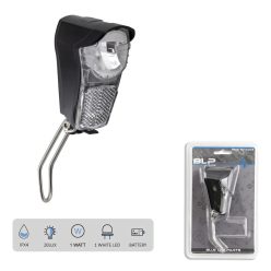   ELSŐLÁMPA ELEMES 1LED 20 LUX BLP VILLÁRAFEKETE  ELEM NÉLKÜL