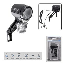   ELSŐLÁMPA AGYDIN.VILLÁRA BLP 50LUX 1LED  ÁLLÓFÉNY + AUTÓMATA SENZOR 6V/3W +PRIZMA