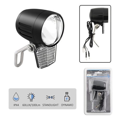 ELSŐLÁMPA AGYDIN.VILLÁRA BLP 60LUX 1LED ÁLLÓFÉNY + AUTÓMATA SZENZOR 6V/3W+PRIZMA